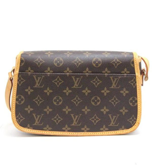 060872 02 Louis Vuitton Sologne Diagonal Shoulder Bag Monogram Brown