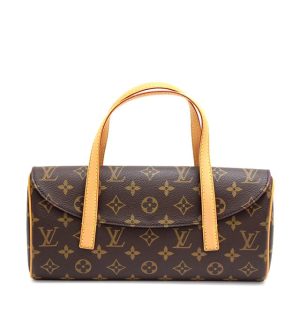 061020 00 1 Louis Vuitton Black Leather Aerogram Sling Bag