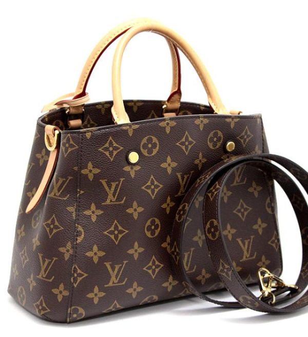 061112 01 Louis Vuitton Montaigne BB 2way Shoulder Bag Monogram