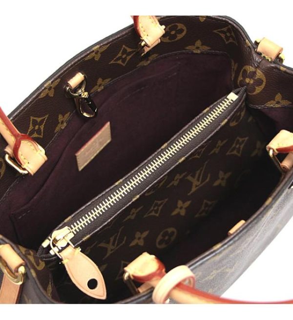 061112 05 Louis Vuitton Montaigne BB 2way Shoulder Bag Monogram