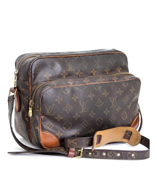 061311 00 Louis Vuitton Nile Diagonal Shoulder Bag Monogram Brown