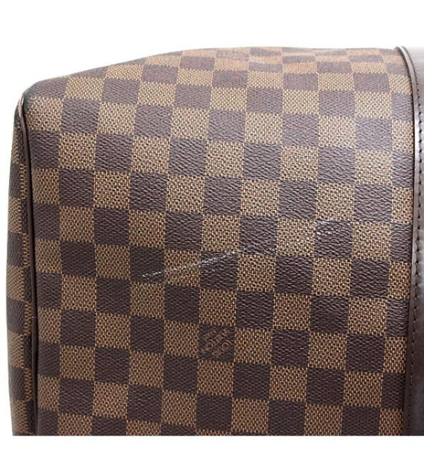 061404 04 Louis Vuitton Keepall 50 Boston Bag Damier Brown