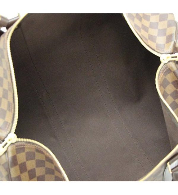 061404 06 Louis Vuitton Keepall 50 Boston Bag Damier Brown