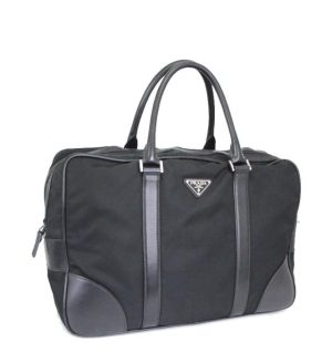 061509 00 1 Prada Business Bag Briefcase Nylon Black