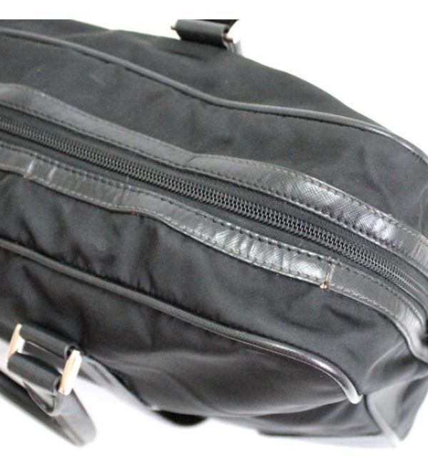 061509 05 Prada Business Bag Briefcase Nylon Black