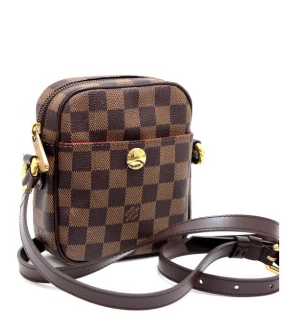 061516 00 1 Louis Vuitton Rift Shoulder Bag Damier Brown