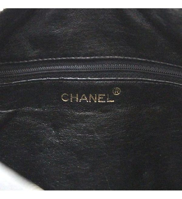 061705 04 Chanel Caviar Matelasse 30 Leather Shoulder Bag Black