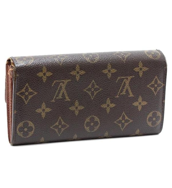 061778 01 Louis Vuitton Porto Monet Credi Bifold Long Wallet Monogram