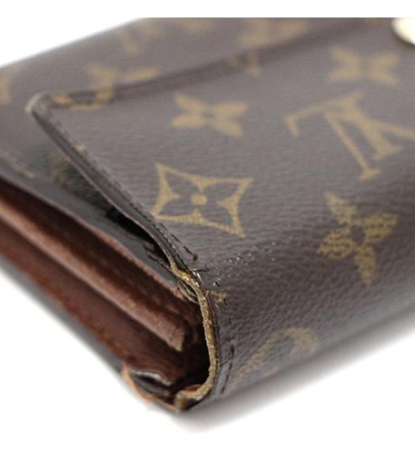 061778 05 Louis Vuitton Porto Monet Credi Bifold Long Wallet Monogram