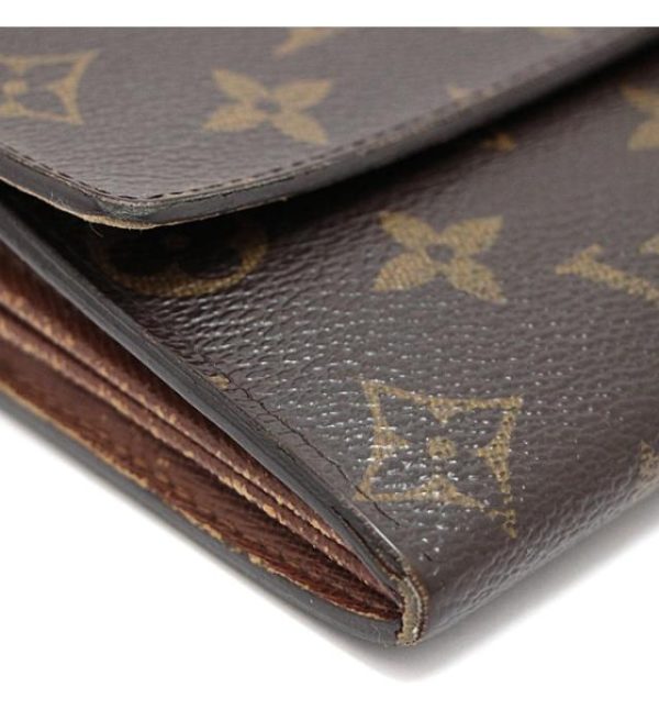 061778 06 Louis Vuitton Porto Monet Credi Bifold Long Wallet Monogram