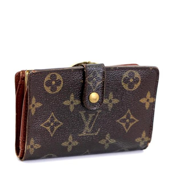 061779 00 Louis Vuitton Portefeuille Vienois Clasp Wallet Monogram Brown