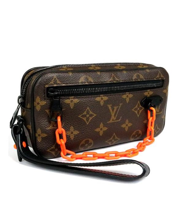 089183 00 1 Louis Vuitton Monogram Solar Ray Pochette Volga Brown