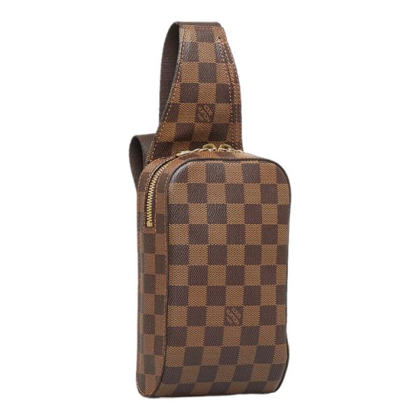 1 0110567 2 Louis Vuitton Damier Jeronimos PVC Leather Body Bag