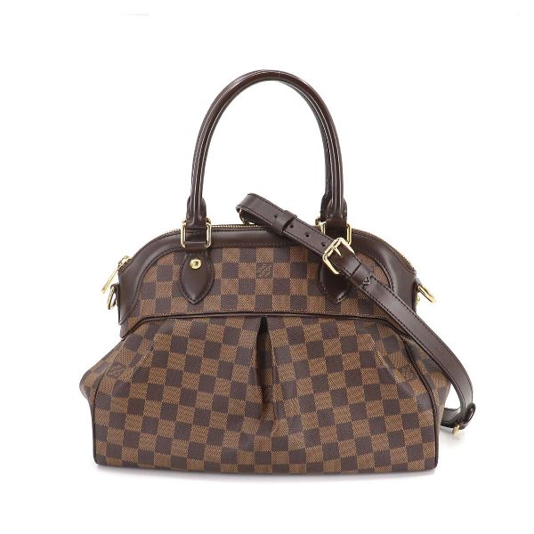 1 Louis Vuitton Damier Trevi PM 2 Way Hand Shoulder Bag Ebene