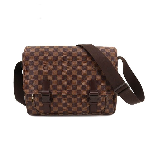 1 Louis Vuitton Damier Messenger Melville Shoulder Bag Ebene Brown