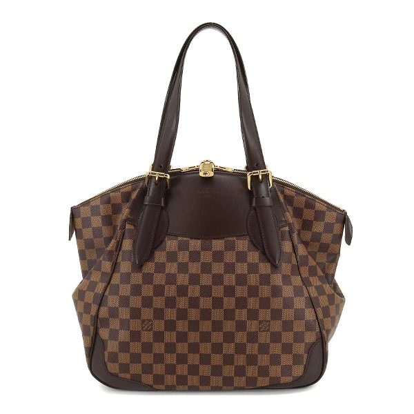 1 Louis Vuitton Damier Verona GM Tote Bag Ebene Brown Gold Hardware