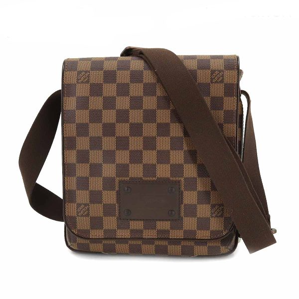 1 Louis Vuitton Damier Brooklyn PM Shoulder Bag Ebene