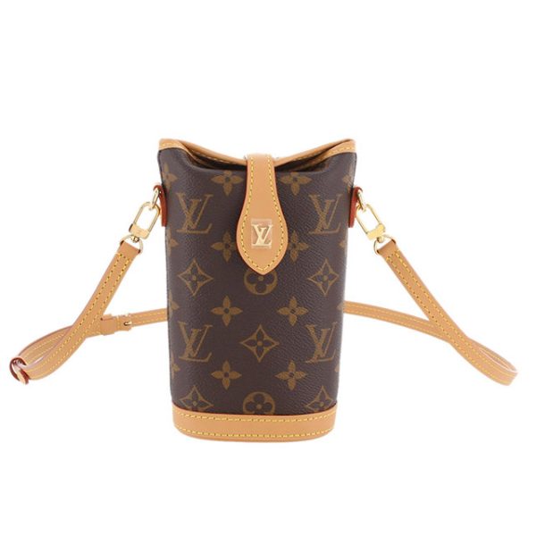 0712s25 Louis Vuitton Monogram Fold Me Pouch Shoulder Bag