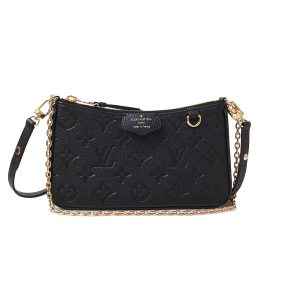 1 Chanel tri fwallet caviar skin black