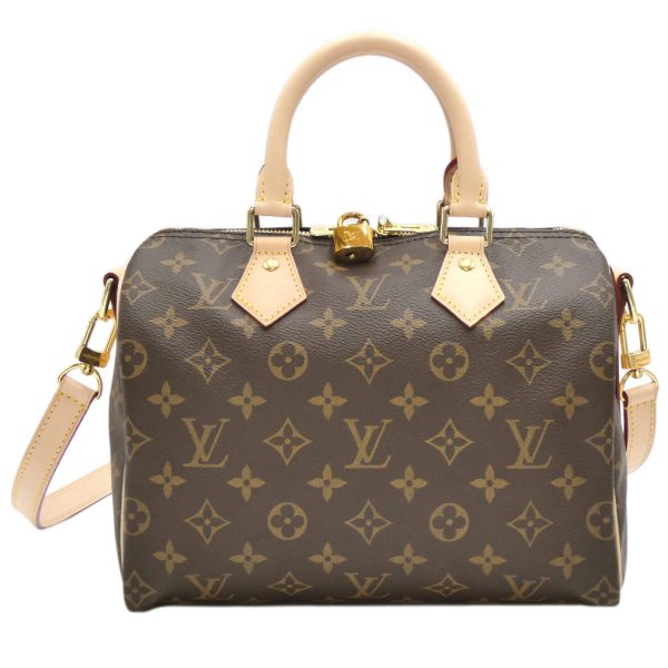 1 Louis Vuitton Monogram Speedy Bandouliere 25 Brown 2way Handbag