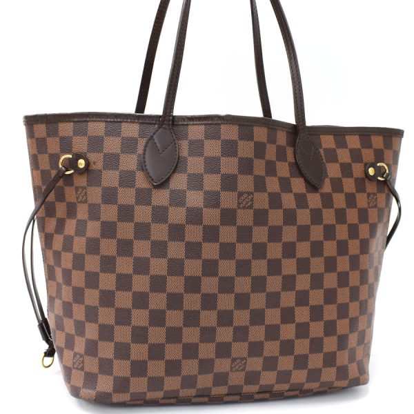 1 Louis Vuitton Tote Bag Neverfull MM Damier Ebene Brown