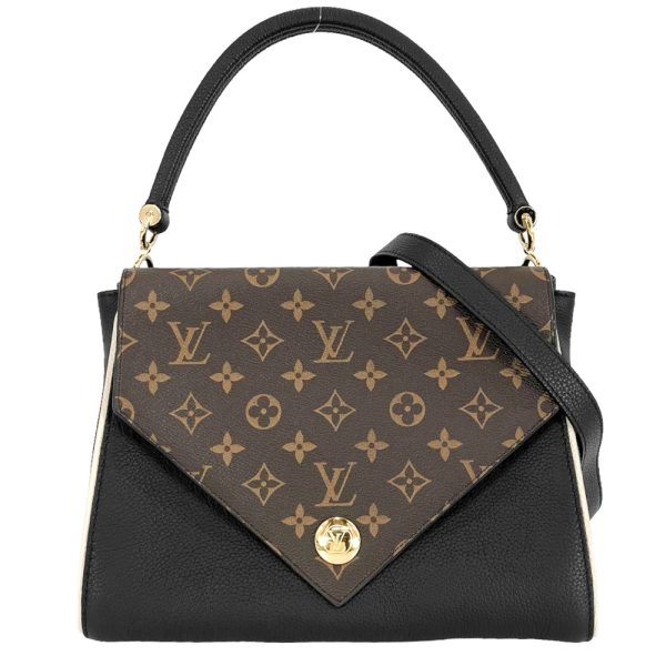 1 Louis Vuitton 2way Monogram Double V Handbag Shoulder Bag