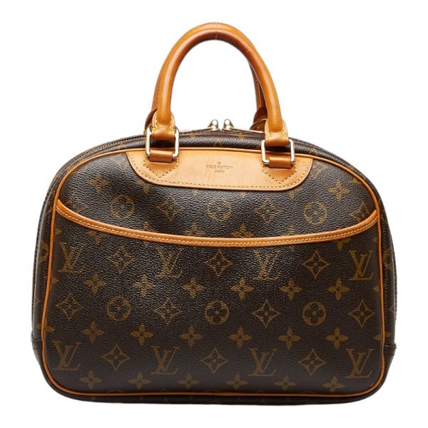 1 Louis Vuitton Monogram Trouville Handbag Brown