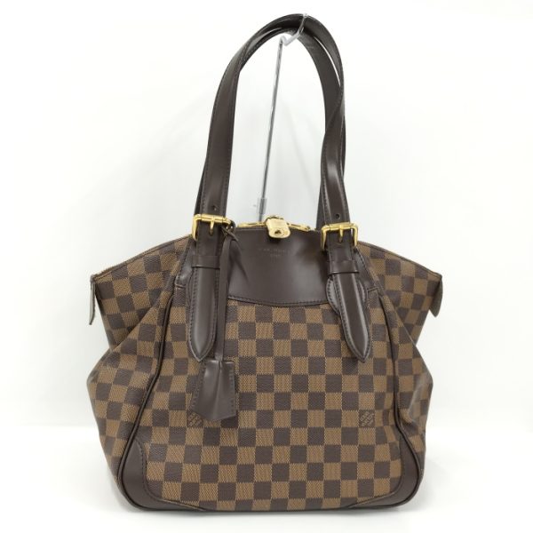 1 Louis Vuitton Verona MM Handbag Damier Ebene Brown