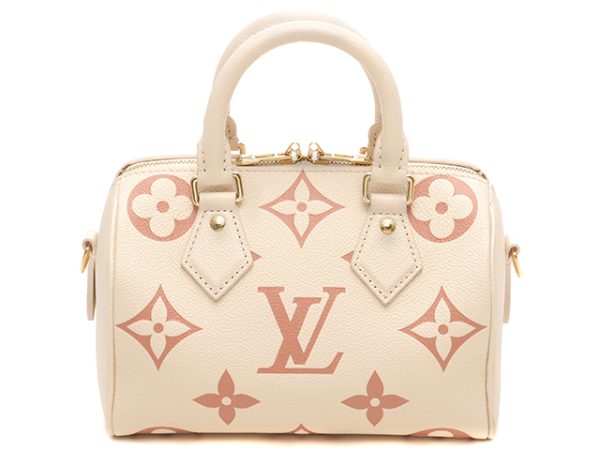 1 Louis Vuitton Speedy Bandouliere 20 Bicolor Monogram Implant