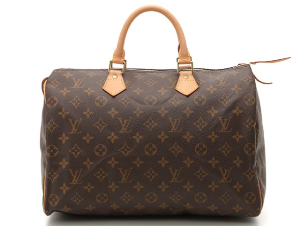 1 Louis Vuitton Speedy 35 Handbag Monogram Brown