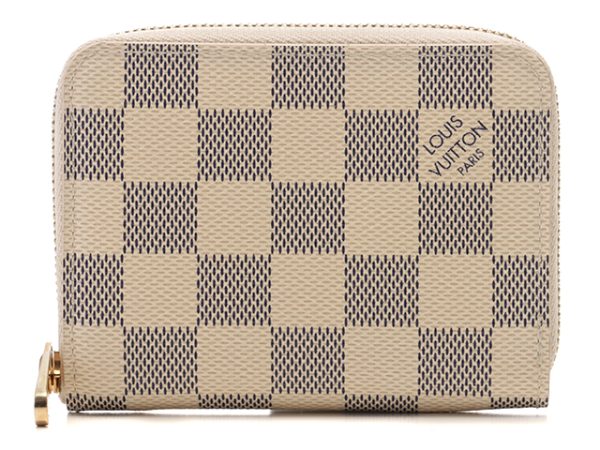 1 Louis Vuitton Zippy Coin Purse Damier Azur