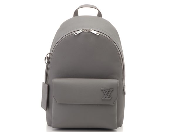 1 Louis Vuitton Takeoff Backpack Aerogram Leather Gray