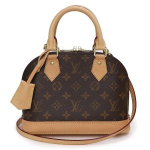 1 Louis Vuitton Sac Plat Tote Bag Monogram Brown