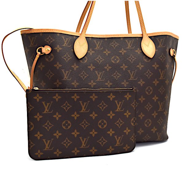 1 Louis Vuitton Tote Bag Neverfull MM Monogram