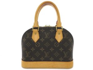 1 Louis Vuitton Alma Handbag Damier Brown