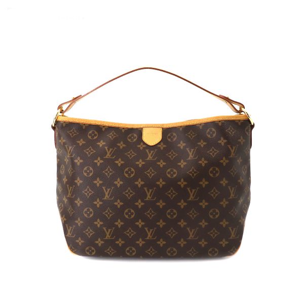 1 Louis Vuitton Monogram Delightful PM Shoulder Bag Brown Gold Hardware