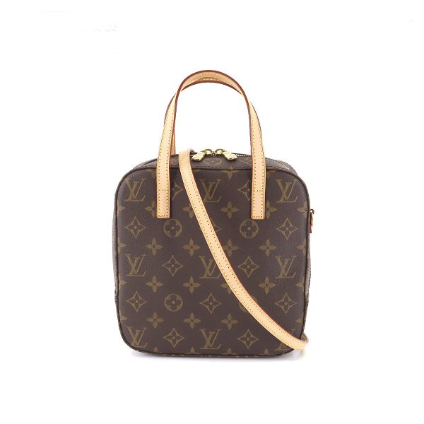 1 Louis Vuitton Monogram Spontini 2way Hand Shoulder Bag Brown