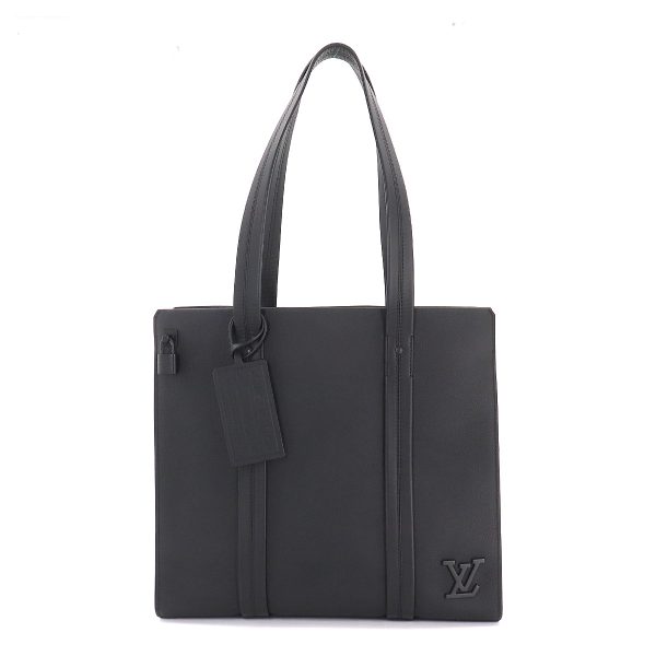 1 Louis Vuitton Aerogram Takeoff Tote Bag Leather Black