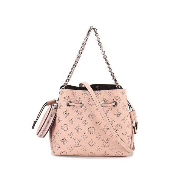 1 Louis Vuitton Mahina Bella Shoulder Bag Leather Magnolia Pink