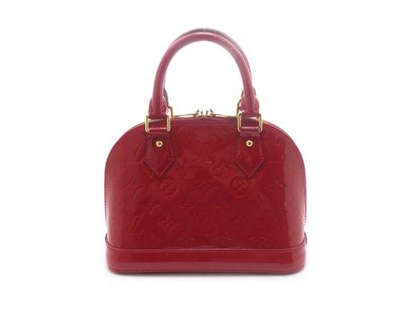 1 Louis Vuitton Alma BB Vernis Rouge Red