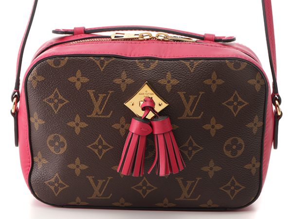 1 Louis Vuitton Shoulder Bag Santonge Monogram Freesia Pink