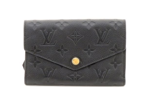 1 Louis Vuitton Portefeuille Curise Monogram Implant Black