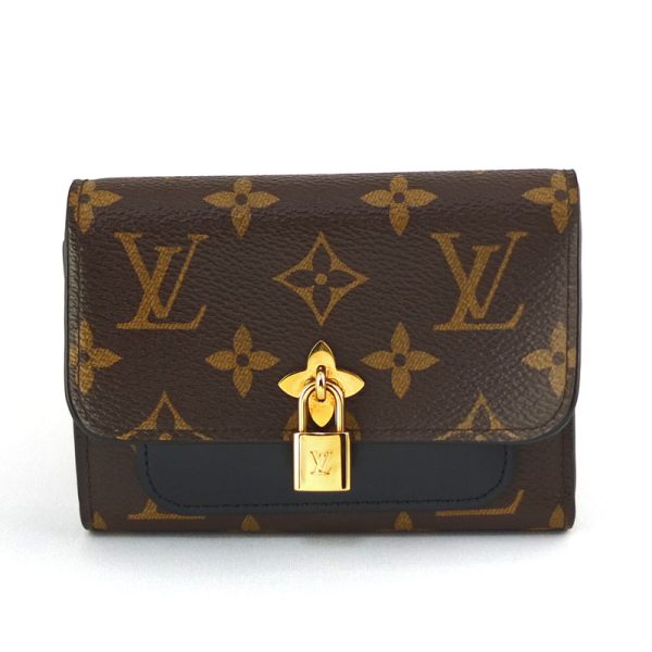 1 Louis Vuitton Portefeuille Flower Compact Trifold Wallet Monogram