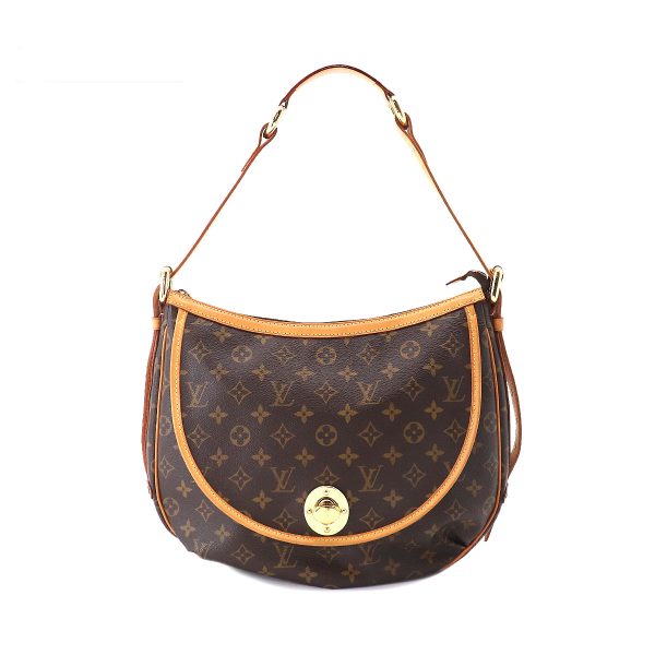 1 Louis Vuitton Monogram Tulum GM Shoulder Bag Brown Gold Hardware