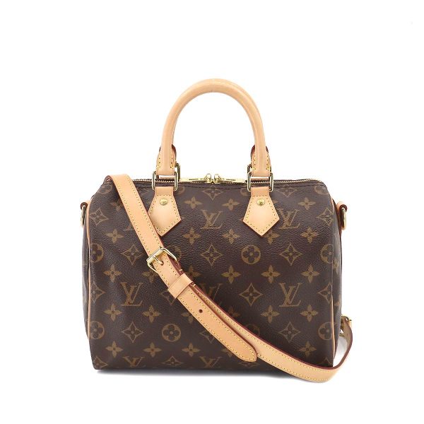 1 Louis Vuitton Monogram Speedy Bandouliere 25 Shoulder Bag Brown