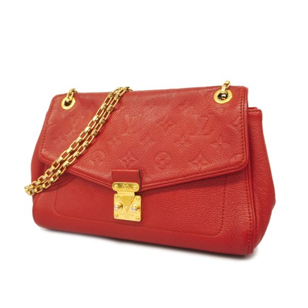 1 Louis Vuitton Shoulder Bag Monogram Empreinte Saint Germain PM Red