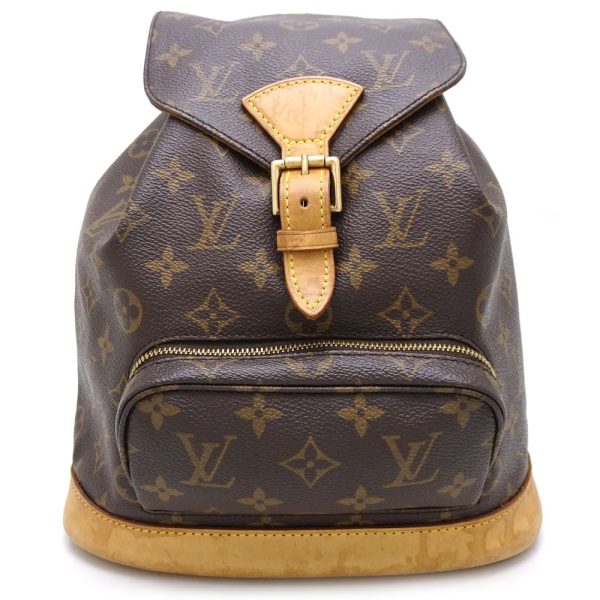 1 Louis Vuitton Monogram Montsuri MM Backpack Brown