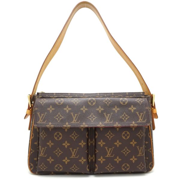 1 Louis Vuitton Monogram Viva Cite GM Shoulder Bag Brown