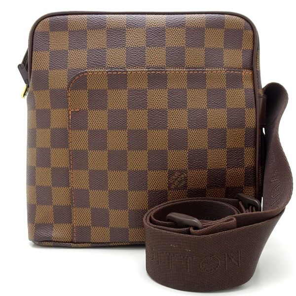 1 Louis Vuitton Damier Olaf PM Crossbody Shoulder Bag Ebene