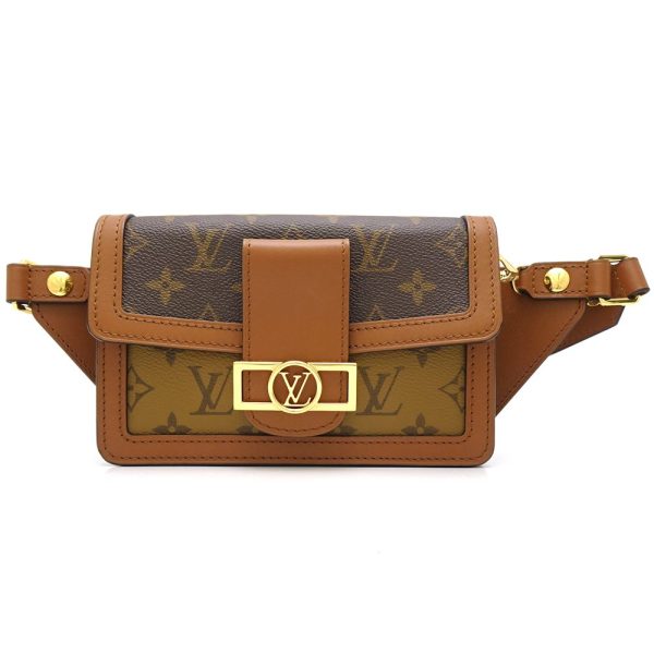 1 Louis Vuitton Monogram Reverse Bum Bag Dauphine Brown